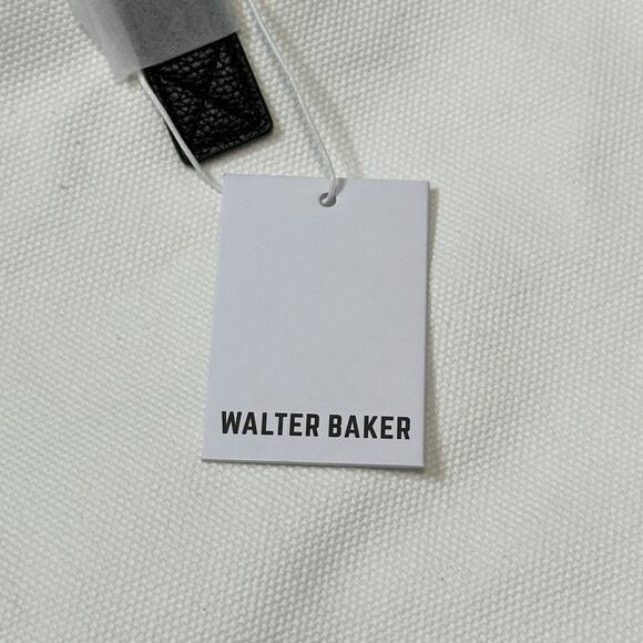 Walter Baker Carly Bag White Canvas Tote Bag Large New With Tags NWT - Picture 4 of 7